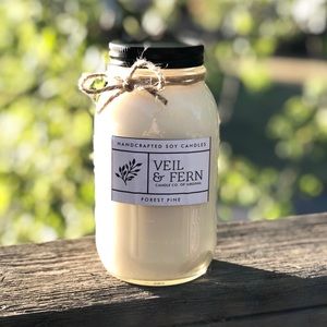 100% soy candle vegan candle handmade candle